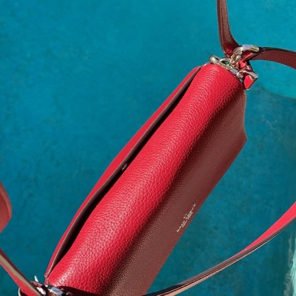 Kate Spade Leila Medium Flap Leather Shoulder Bag - Picture 9 of 16